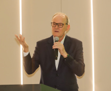 O governador Carlos Massa Ratinho Junior exaltou novamente a importância das cooperativas para a economia do Paraná durante a inauguração da nova sede administrativa do Sicredi em Palotina