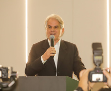 O governador Carlos Massa Ratinho Junior exaltou novamente a importância das cooperativas para a economia do Paraná durante a inauguração da nova sede administrativa do Sicredi em Palotina