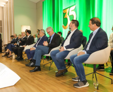 O governador Carlos Massa Ratinho Junior exaltou novamente a importância das cooperativas para a economia do Paraná durante a inauguração da nova sede administrativa do Sicredi em Palotina