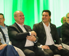 O governador Carlos Massa Ratinho Junior exaltou novamente a importância das cooperativas para a economia do Paraná durante a inauguração da nova sede administrativa do Sicredi em Palotina
