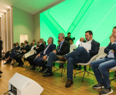 O governador Carlos Massa Ratinho Junior exaltou novamente a importância das cooperativas para a economia do Paraná durante a inauguração da nova sede administrativa do Sicredi em Palotina