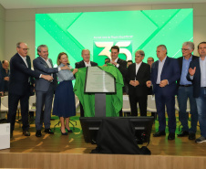 O governador Carlos Massa Ratinho Junior exaltou novamente a importância das cooperativas para a economia do Paraná durante a inauguração da nova sede administrativa do Sicredi em Palotina