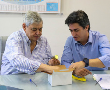 Assinatura do Termo de Cooperação Técnica entre Senar-Pr e Sedest. Foto: Patryck Madeira