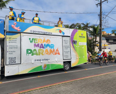 Passeio ciclístico é opção de exercício e lazer em Guaratuba