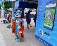   Guaratuba recebe a Estação Sanepar e a mascote Sane