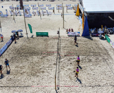 Matinhos, 30 de janeiro de 2024 - Verão Maior Paraná recebe etapa mundial de beach tennis.