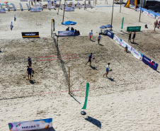 Matinhos, 30 de janeiro de 2024 - Verão Maior Paraná recebe etapa mundial de beach tennis.