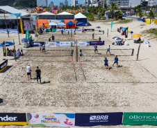 Matinhos, 30 de janeiro de 2024 - Verão Maior Paraná recebe etapa mundial de beach tennis.