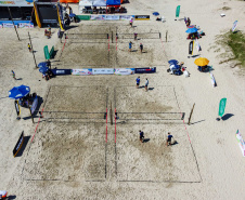 Matinhos, 30 de janeiro de 2024 - Verão Maior Paraná recebe etapa mundial de beach tennis.