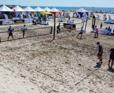Matinhos, 30 de janeiro de 2024 - Verão Maior Paraná recebe etapa mundial de beach tennis.