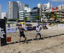 Matinhos, 30 de janeiro de 2024 - Verão Maior Paraná recebe etapa mundial de beach tennis.
