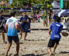 Matinhos, 30 de janeiro de 2024 - Verão Maior Paraná recebe etapa mundial de beach tennis.