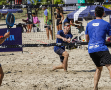 Matinhos, 30 de janeiro de 2024 - Verão Maior Paraná recebe etapa mundial de beach tennis.