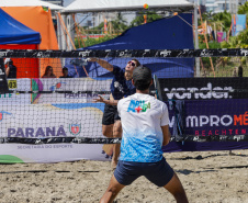 Matinhos, 30 de janeiro de 2024 - Verão Maior Paraná recebe etapa mundial de beach tennis.