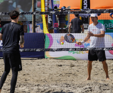 Matinhos, 30 de janeiro de 2024 - Verão Maior Paraná recebe etapa mundial de beach tennis.