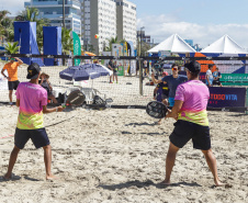 Matinhos, 30 de janeiro de 2024 - Verão Maior Paraná recebe etapa mundial de beach tennis.