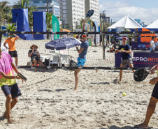 Matinhos, 30 de janeiro de 2024 - Verão Maior Paraná recebe etapa mundial de beach tennis.