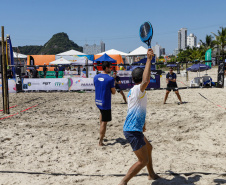 Matinhos, 30 de janeiro de 2024 - Verão Maior Paraná recebe etapa mundial de beach tennis.