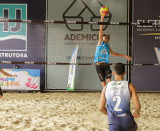Matinhos, 24 de janeiro de 2024 - Circuito Paranaense de Vôlei de Praia em Matinhos.