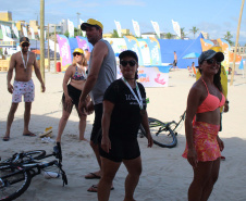 Passeio ciclístico é opção de exercício e lazer em Guaratuba
