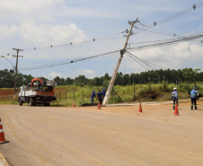 Após temporais, mais de mil técnicos da Copel atendem 38 mil consumidores sem energia