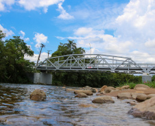 DER/PR conclui recuperação estrutural da ponte sobre o Rio Nhundiaquara, em Morretes Foto: Geraldo Bubniak/AEN