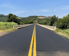 Ponte do Rio Jordão em Guarapuava tem pavimento revitalizado 