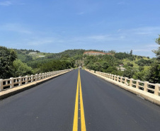 Ponte do Rio Jordão em Guarapuava tem pavimento revitalizado 