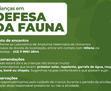 UNICENTRO DEFESA DA FAUNA