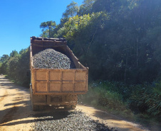 DER PR-281 Mallet cascalhamento