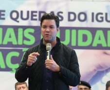 O governador em exercício Darci Piana participa neste sábado (29) do anúncio de novos investimentos do Governo do Estado em Quedas do Iguaçu.
