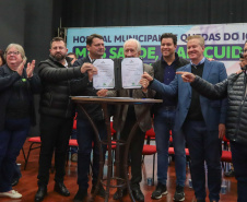 O governador em exercício Darci Piana participa neste sábado (29) do anúncio de novos investimentos do Governo do Estado em Quedas do Iguaçu.