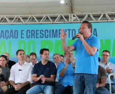 O governador Carlos Massa Ratinho Junior anunciou neste sábado (22), no balneário de Praia de Leste, o projeto de modernização da orla de Pontal do Paraná e um pacote de investimentos para a cidade que ultrapassará R$ 96 milhões