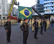 No dia 2 de julho, em celebração ao Dia do Bombeiro Brasileiro, o  Corpo de Bombeiros do Paraná (CBMPR) realizou uma solenidade especial, com desfiles e homenagens