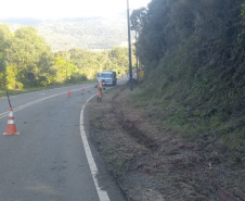 DER PR-170 Pinhão conservação de faixa de domínio