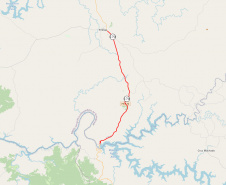 DER PR-170 Pinhão conservação de faixa de domínio
