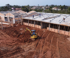 Unidade Nova Escolar Deputado Aníbal Khury está com 65% das obras executadas