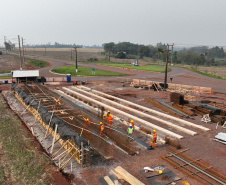 Nova obra do Contorno de Palotina tem alteração de tráfego para construção de viaduto 