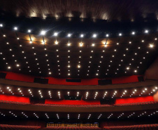 Quatro teatros em um: conheça os auditórios que compõem o complexo do Guaíra