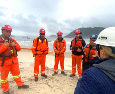DER Treinamento emergência marítima