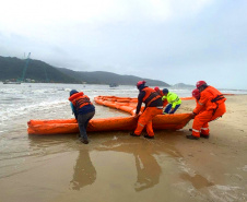 DER Treinamento emergência marítima