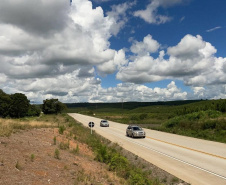 Obra emblemática do Sudoeste, Whitetopping da PRC-280 recebe últimos ajustes