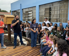 Sanepar inaugura Jardim de Água e Mel em Piraí do Sul