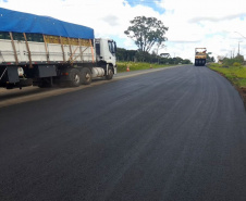PR-459 conservação do pavimento DER/PR realiza melhorias em rodovia que conecta Pinhão e Reserva do Iguaçu 