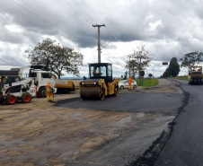 PR-459 conservação do pavimento DER/PR realiza melhorias em rodovia que conecta Pinhão e Reserva do Iguaçu 