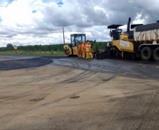 PR-459 conservação do pavimento DER/PR realiza melhorias em rodovia que conecta Pinhão e Reserva do Iguaçu 