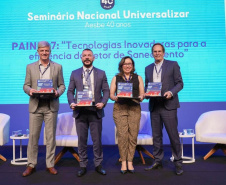 Projetos da Sanepar conquistam primeiro lugar no I Prêmio Nacional Universalizar