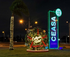 Decoração de Natal do Ceasa