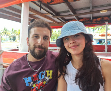 Baía dos Golfinhos: passeio é um dos  favoritos dos turistas que descem do navio de cruzeiro em Paranaguá