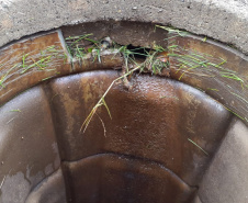 Água da chuva prejudica o sistema de coleta e tratamento de esgoto